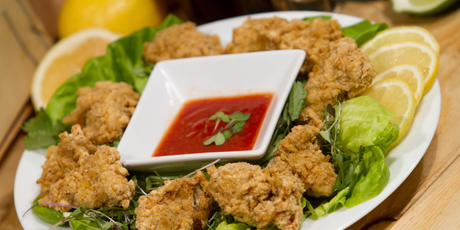 Lightly Fried Oysters