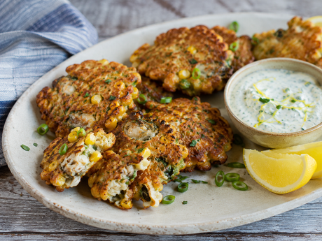 Chesapeake Oyster & Sweet Corn Fritters