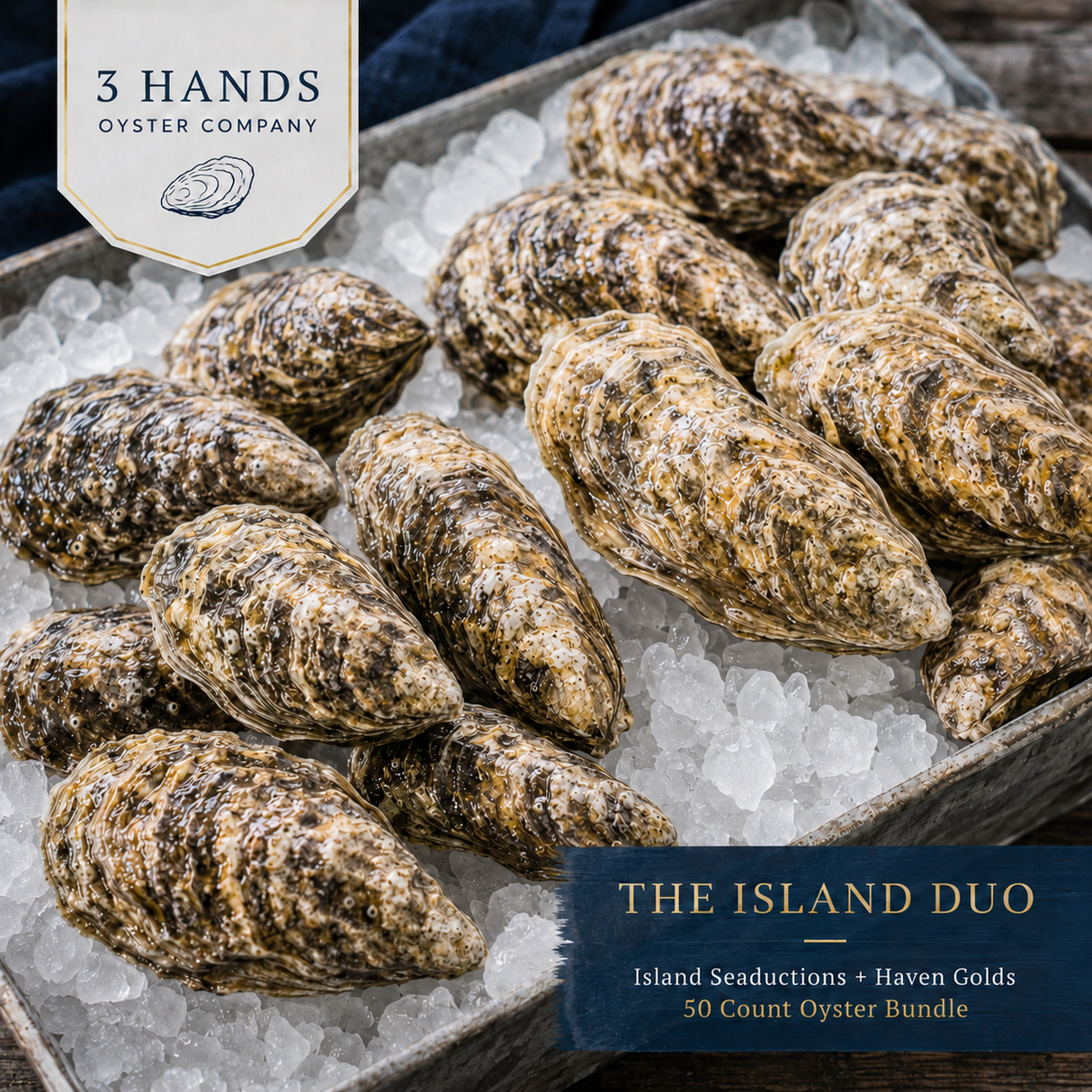 The Island Duo — 50 Count Oyster Bundle